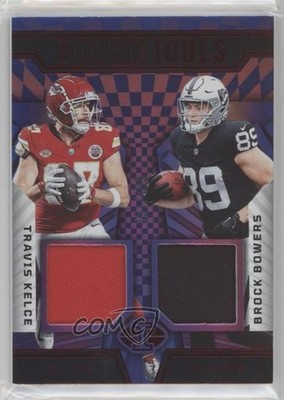 2024 Panini Illusions Red 151/199 Travis Kelce Brock Bowers #RI-KB RC 1co7