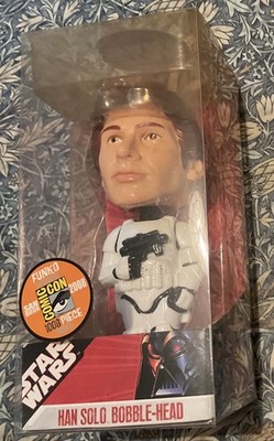Star Wars Han Solo Stormtrooper 2008 SDCC Funko Wacky Wobbler 1008 Teile