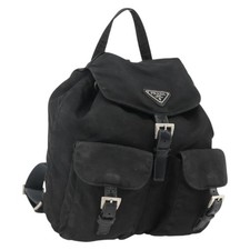 Zaino PRADA nylon argento nero originale bs33519