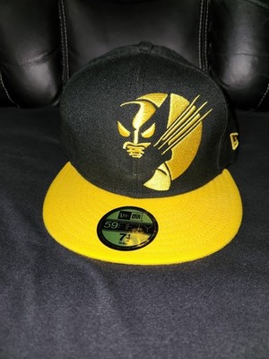 Vintage New Era x Marvel x Toki Doki 59Fifty Wolverine Fitted Hat Size 7 1/2