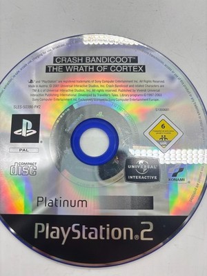PS2 Playstation 2 - Crash Bandicoot Der Zorn des Cortex - nur CD