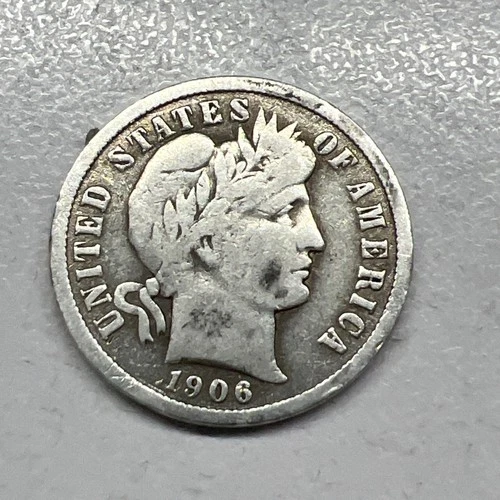 1906 Barber Dime US Coin Actual Coin Check My Barber Dime Out In My Store
