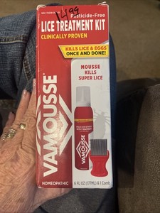 Vamousse Lice Treatment With Steel Comb - 6oz
