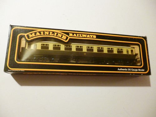 Mainline Railways 937124 GWR Livery Collett 60' all 3rd coach OO gauge boxed | Zustand: Used
