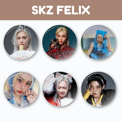 straykids フィリックス　グッツ Cute STRAY KIDS FELIX Button Pin Badge (1.5