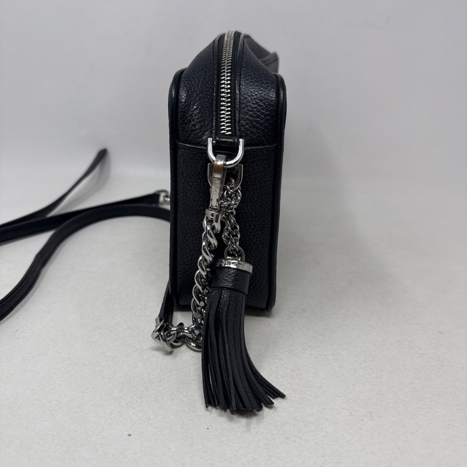 Michael Kors Black Leather Patchwork Crossbody Ba… - image 4