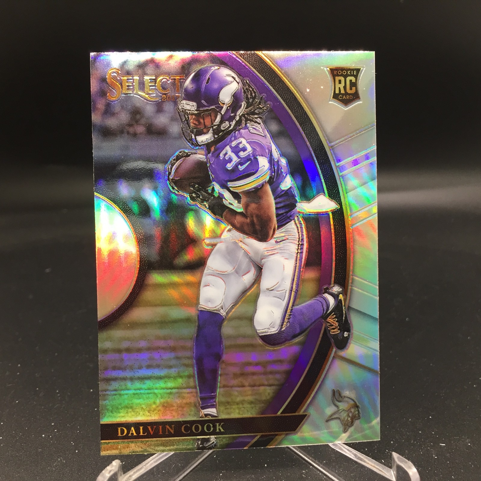 Dalvin Cook 2017 Panini Select Silver 51 Minnesota Vikings Rookie