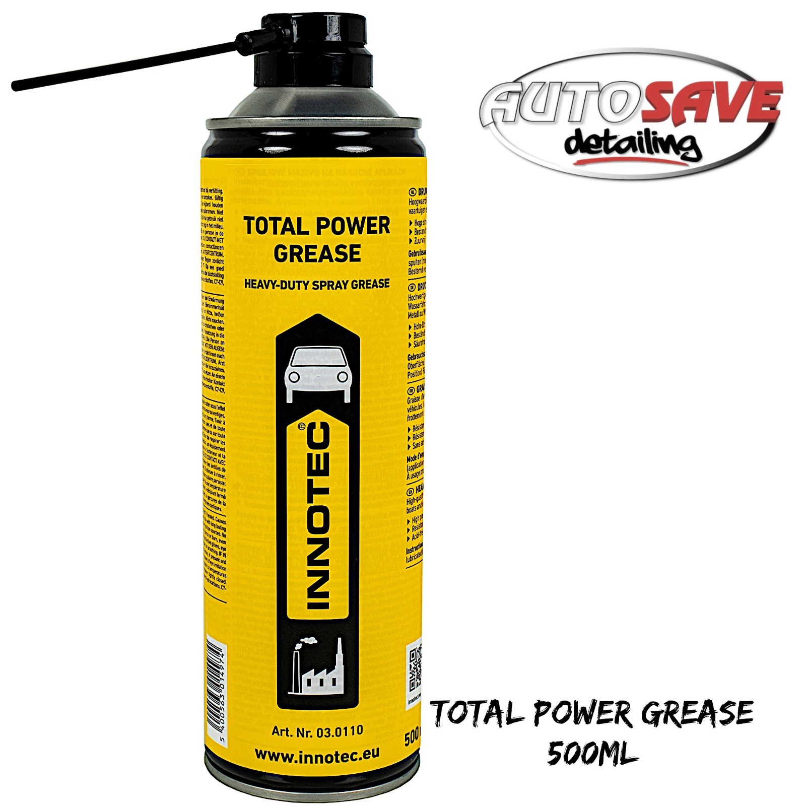 Innotec -Total Power Grease 500ml |Excellent Pressure & Temperature Resistantant