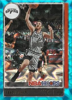 2021-22 Hoops Teal Explosion #44 Jakob Poeltl SPURS