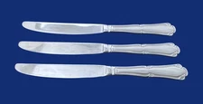 Pfaltzgraff EDGEHILL FROST Stainless - Set of 3 Solid Dinner Knives 9 1/4"