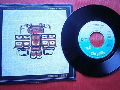 Spandau Ballet - Chant No. 1 (I Don't Need This Pressure On) 7'' Vinyl Single