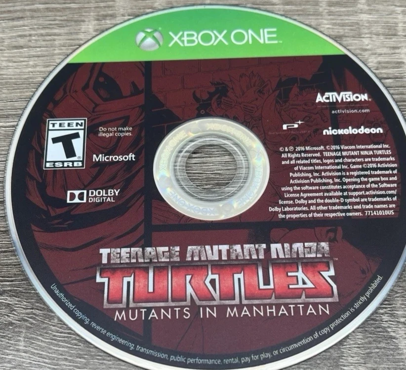 Teenage Mutant Ninja Turtles Microsoft Xbox One Video Games for