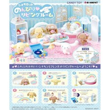 Re-Ment Sanrio Cinnamoroll Relaxing Living Room Complete Set of 6 Mini Figures