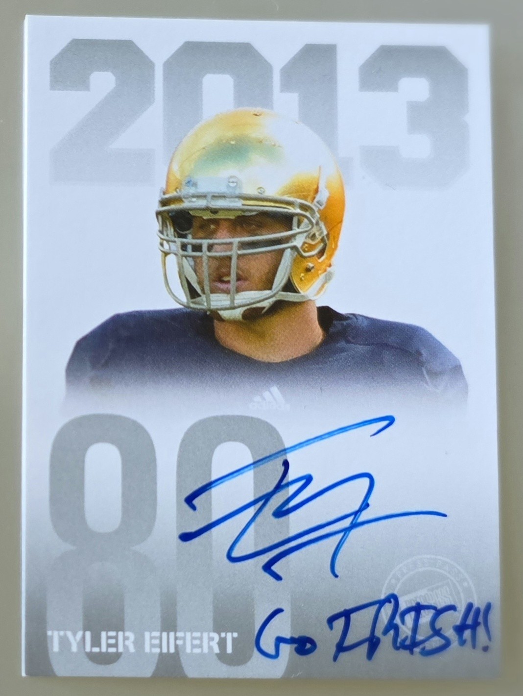Tyler Eifert Press Pass Autographs #TE Base