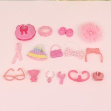 18 pcs LPS Accessories For Minilpsshop Skirt Shoes Scarf Hat Bow Bear Kid Gift