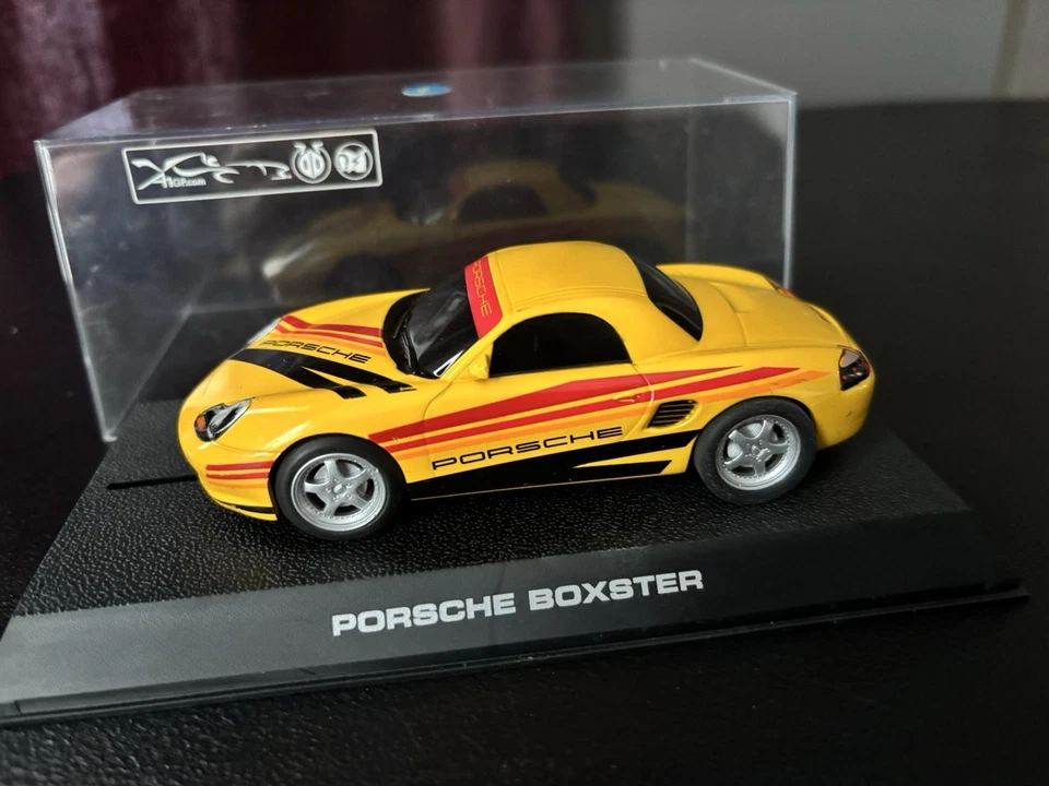 Scalextric Porsche Boxster Slot Car Yellow 1/32 Scale UK - Image 2 of 4