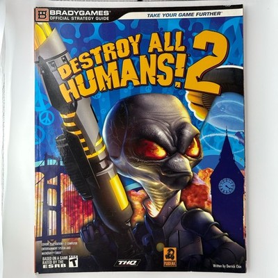 Destroy All Humans 2 Official Strategy Guide Bradygames Paperback Very Good