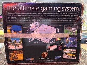 SEGA Dreamcast The Ultimate Gaming System TESTED w/9 Video Games IN ORIGINAL BOX