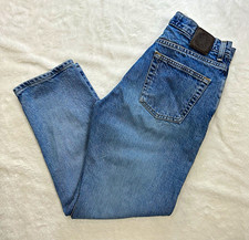 VTG 90s Gap Blue Jeans No 5 Loose Fit Button Fly Ankle Jeans Size 6 Made in USA
