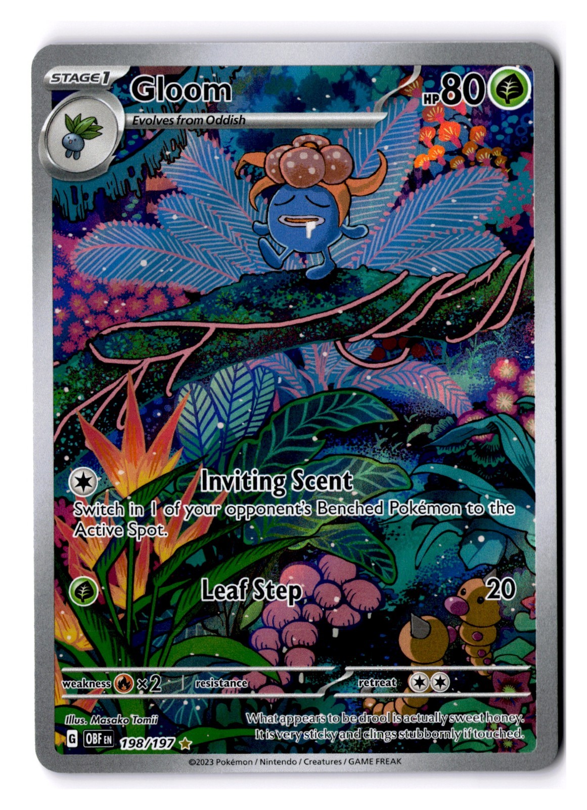 Gloom 198/197 Obsidian Flames NM