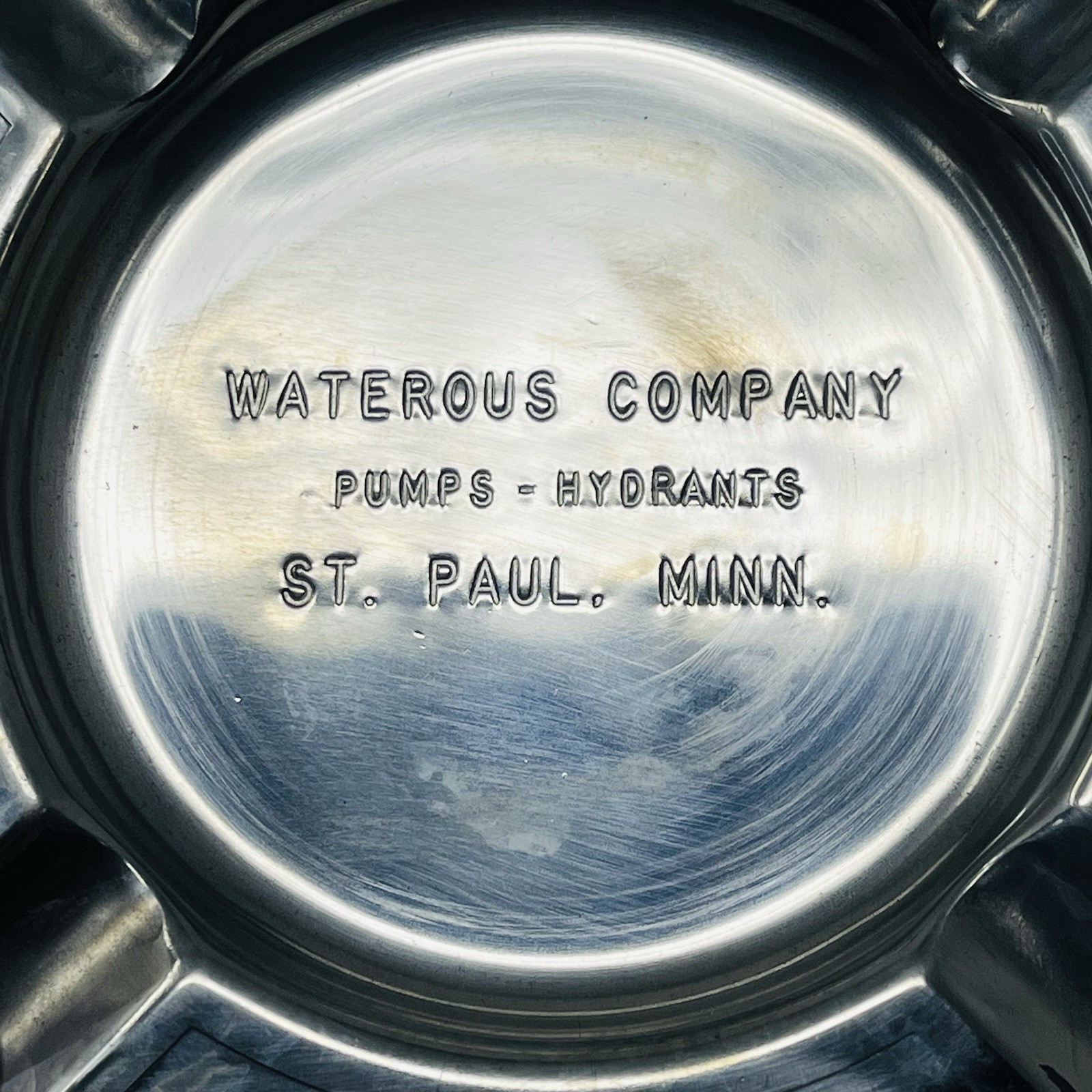 Rng Backround Waterous Company St Paul MN Advertising Promotional Cigarette Ashtray ...