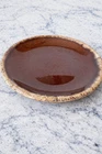 Hull USA Brown Drip Dinner Plate Oven Proof Vintage Stoneware 10.5” Replacements