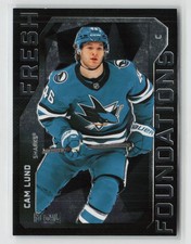 2025-26 SkyBox Metal Universe Hockey Fresh Foundations Cam Lund #FF-22 Rookie