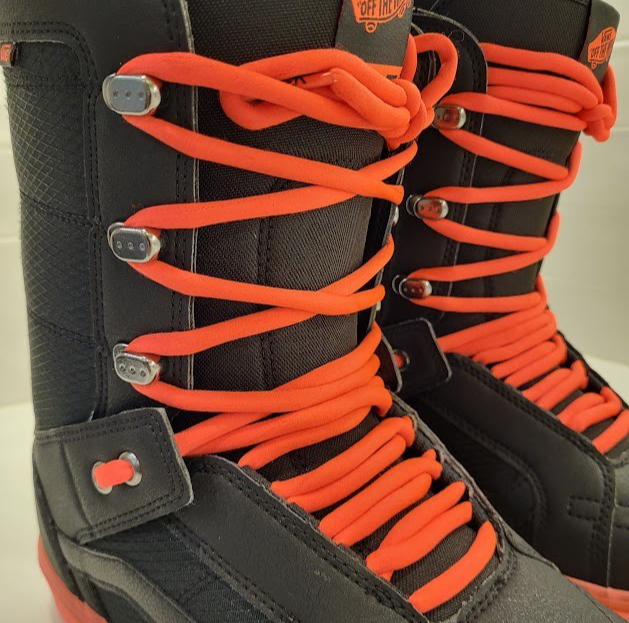 Vans 25/26 Hi Standard OG Black Orange Mens Size 9 Snowboard Boots