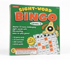 Lakeshore Bingo Learning Sight Words Level 3 Game TT183 Learn To Read