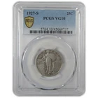 1927 S Standing Liberty Silver Quarter VG 10 PCGS 25c Coin SKU:I23574