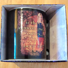 Buffy the Vampire Slayer Mug "If the Apocalypse comes... beep me" Boxed