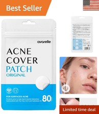 Unscented Hydrocolloid Pimple Patches - 80 Count HSA Eligible Acne Treatment