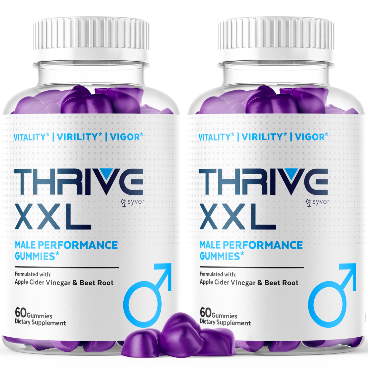 2 Pack) Thrive XXL Male Gummys Advanced Formula ThriveXXL Vitamin