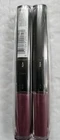2 X LOREAL VIOLET PARFAIT 107 PRO LAST 2 STEP LIPSTICK New/Sealed Free shipping