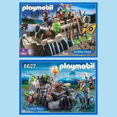 Pezzi Di Ricambio Playmobil - Tetto Per Castello Dei Cavalieri (Modelli 3446, 3450, 3666, 3667) - Usato