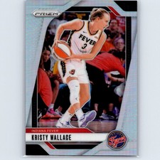 2024 Panini Prizm WNBA Kristy Wallace #133 Silver Prizms Indiana Fever