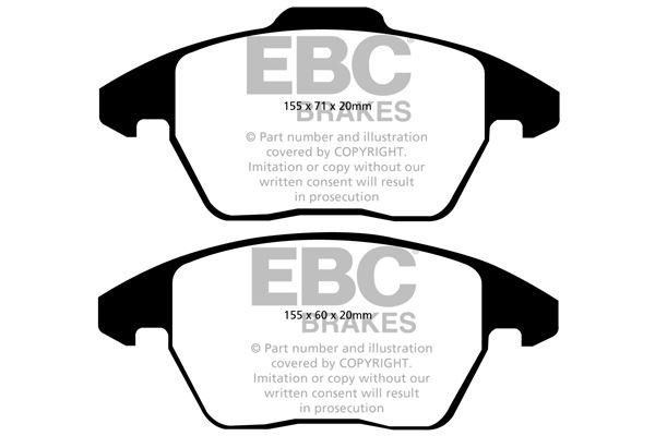 EBC PD03KF942 HIGH PERFORMANCE BRAKE KIT Front