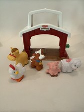 Fisher Price Little Red Barn 77309 With Animals