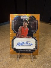 Panini Prizm Draft Picks Ousmane Dieng Rookie Auto Orange Pulsar #DP-OUS /49