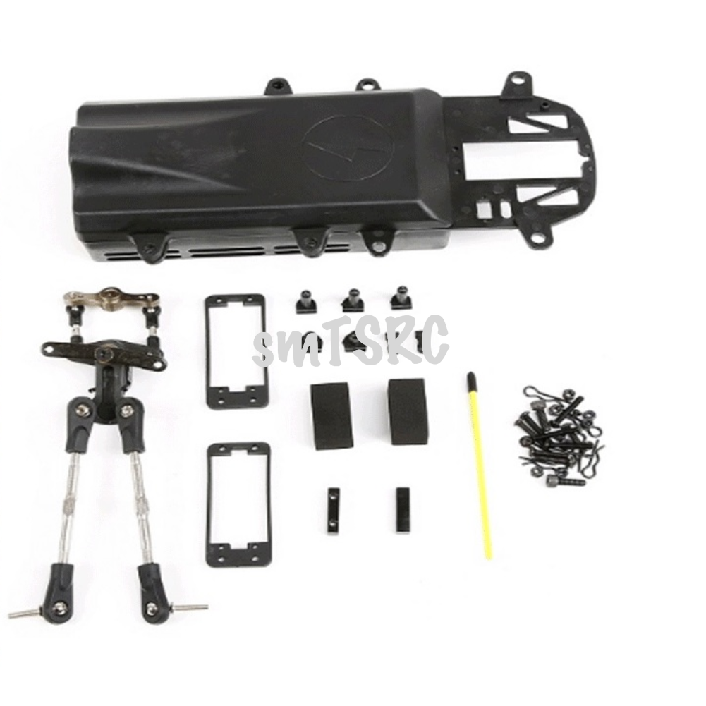 Battery Equipment Box Plastic and Steering Rod Kit for 1/5 HPI RV BAJA 5B SS