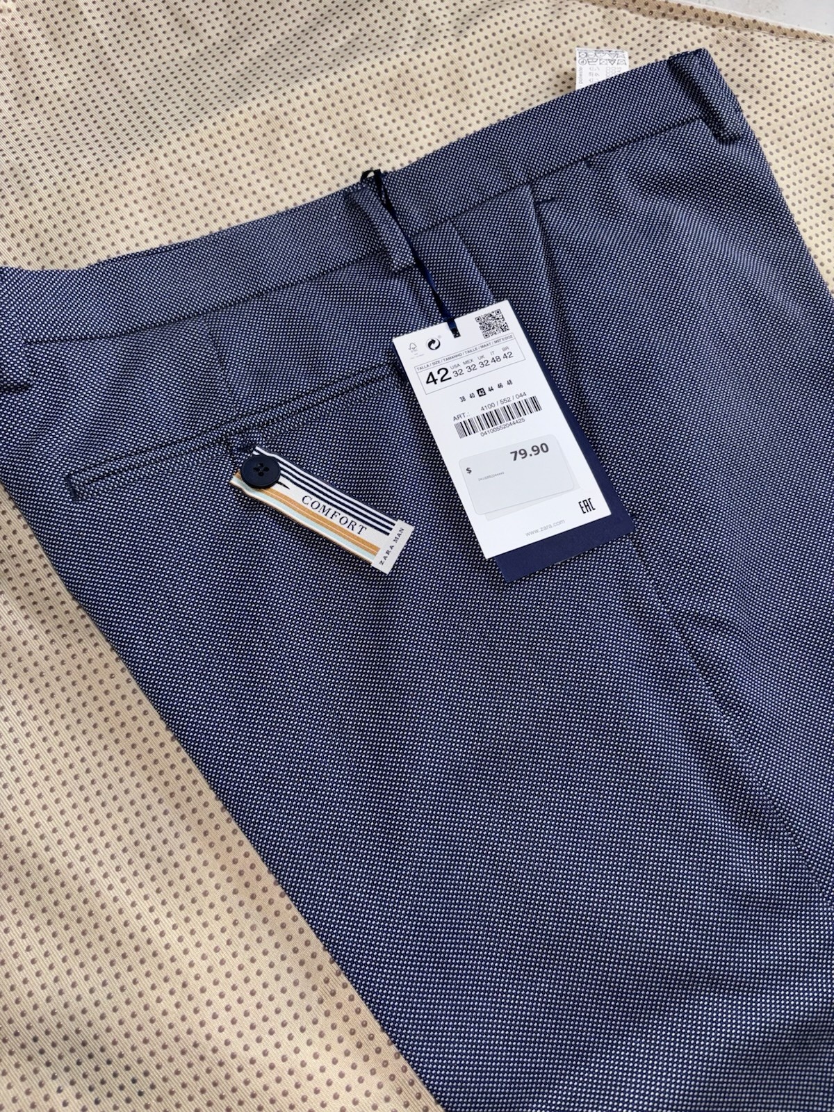 Zara Men’s Suit 2 piece NWT 38/32 image 8