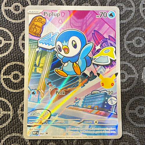 Pokemon Piplup 042 Me: Mega Evolution Promo Holo EN 2026 70HP