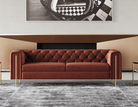 Dreisitzer Couch Polster Design Sofa Sitz 3Er Sofas Zimmer MöBel Moderne Leder