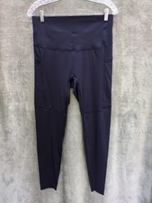 Womens Leggings 2XL Plus Size Navy Curvy Minimalist Activewear READ