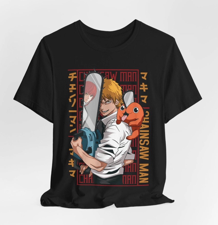 Camiseta unisex inspirada en el anime, ropa informal, moda geek, regalo para fanáticos