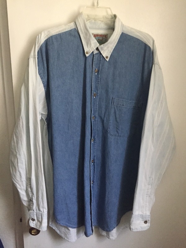 Adirondack By Saville Row Button Down Long Sleeve Large Vintage