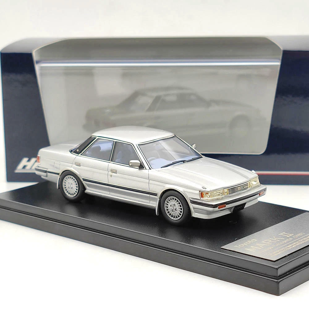 Hi-Story 1/43 1987 Toyota Mark II Grande Twincam24 Silver Resin