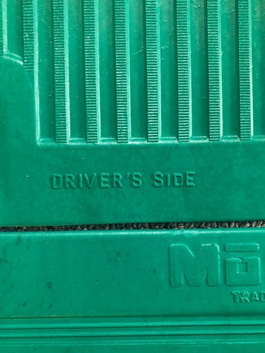 For 1955-1961 Chrysler Dodge DeS Plymouth Front &Rear Floor Rubber Mat Set Green - Picture 3 of 8
