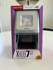 Adaptec XHub7 Picture Frame Powered USB 2.0 Hub 7 Port W/ Cable Management