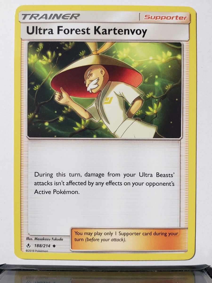 Ultra Forest Kartenvoy 188/214 Unbroken Bonds Pokemon Card